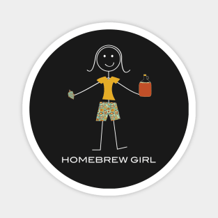 Funny Womens Homebrew design Magnet